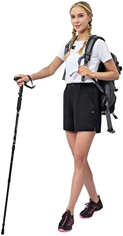 Мелоунски лесни шорцеви за пешачење - Брзи суви летни атлетски патувања со џебови - за вежбање за одење на отворено