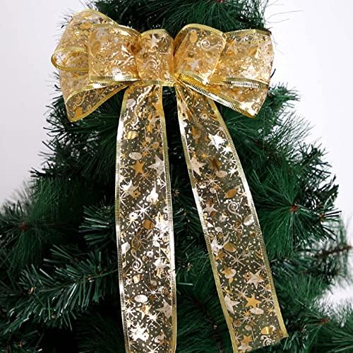 Божиќна лента самовила за самовила Божиќни предводени светла двојна лента со жица, елка украсни мониста жица