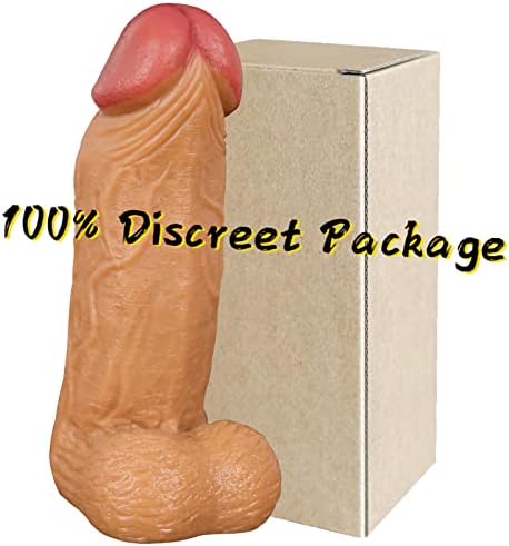 Zyaa Super Big Bige Realistic Dildo, 3,15 inch Огромна база за вшмукување на пенисот, производ за сексуални играчки за возрасни за жени, двојка