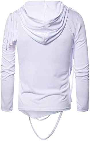 Jinинфе џеб џемпер мажи со маичка со џемпер со долги ракави со аспиратор, пулвер маичка машко дете од мало дете