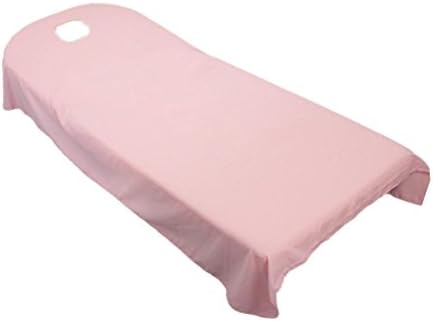 Gazechimp 80cm 190см козметички салон опфаќа спа -маса масажа за третман на маса за кревет со дупка - розова