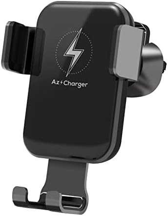 Безжичен полнач за автомобили, автоматско полнење со брзо полнење со држач за отворање на воздухот за телефони со Qi-One за iPhone 14/13/12/11