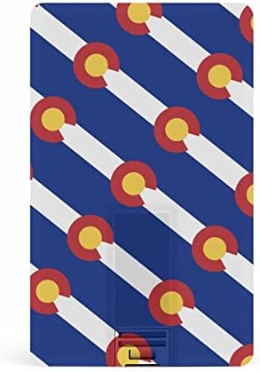 Колорадо Знаме КРЕДИТНА Банкарска Картичка УСБ Флеш Дискови Пренослив Мемориски Стик Клуч За Складирање Диск 32ГР