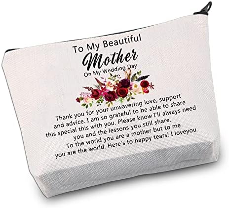 Вамси Мајка На Невестата Подарок Од Невеста На Мајка Ми На Денот На Мојата Венчавка Мајка На Невестата Торба За Шминка Мајка Подарок