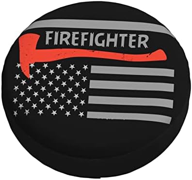 Пожарникар АКС Американско знаме за гуми ги покрива заштитната гума за резервни гуми за резервоична водоотпорна приколка за патувања