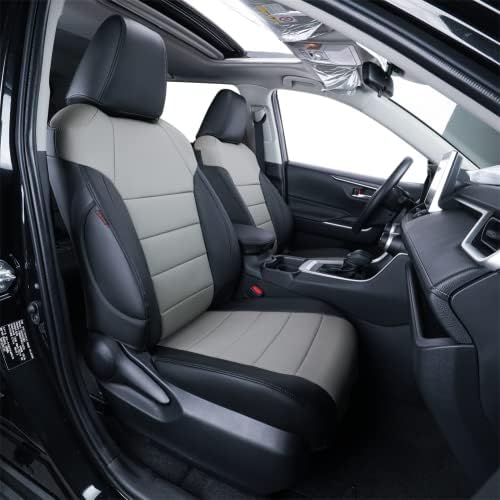 CoverDream Custom Seat Covers Компатибилен со Select Toyota RAV4 LE, XLE, XLE Premium, Limited 2019 2020 2021 2021 2022 2023 Модели