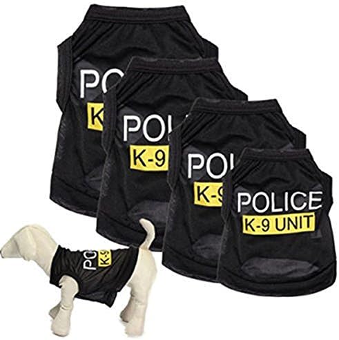 Giveme5 костуми за домашни миленици мало кучиња мачка елек полициско кутре маица палто за миленичиња облека летни облеки костуми