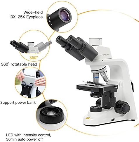 Свифт ellвездена 1-Т професионална лабораторија соединенија со микроскоп пакет со камера од окулајт од 5MP микроскоп