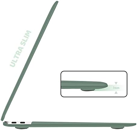 B Belk Компатибилен со MacBook Air 13 Inch Case 2022 2021 2020 2019 2018 Објавување A2337 M1 A2179 A1932 ID на допир, мат пластична тврда школка кутија + капакот на тастатурата + заштитник на екранот м