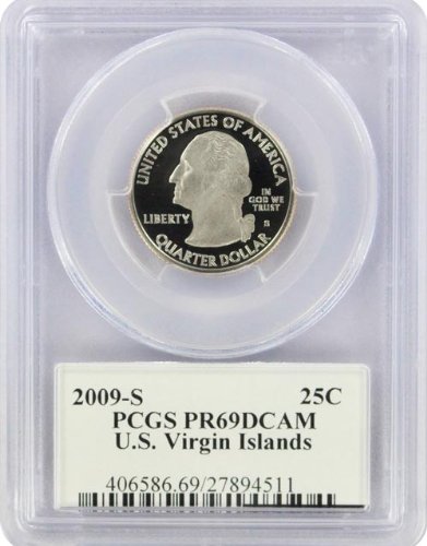 2009 Девствени Острови Државен доказ за доказ за ПР-69 PCGS