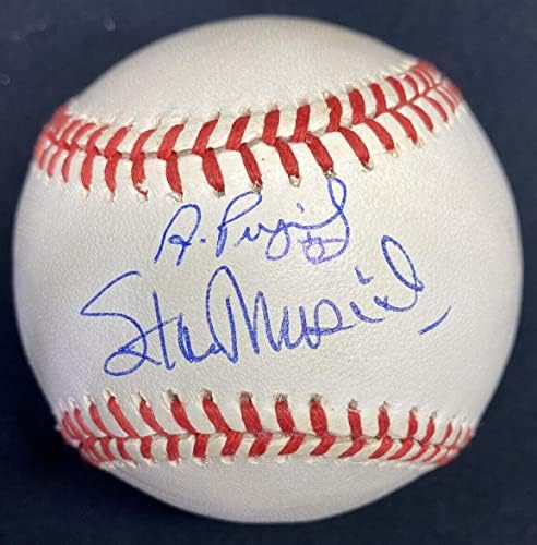 Алберт Пујолс Стен Музиал Двојна потпишана бејзбол кардинали ЈСА Бекет сведок - автограмирани бејзбол
