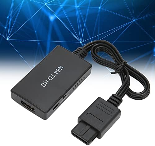 Cuifati N64 До HDMI Адаптер, HD HDMI Кабел За N64 Конзола, Професионална Обработка На Сигнал, Интерфејс За Поддршка 720P 1080p Префрлување, За N64