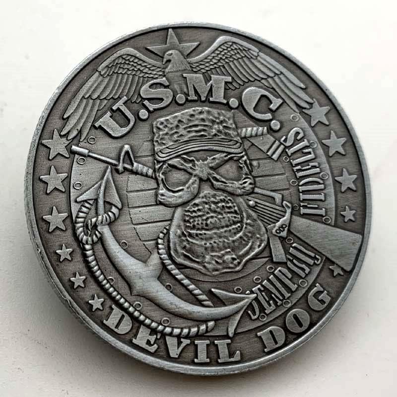 Источна Сад Главата Ѓаволот Бог Снајперист Медал Игра Украс Пиратски Монета Комеморативна Монета