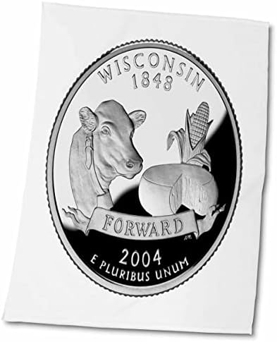 3drose Florene Special Edition USA Boins - Колекционерски квартал Висконсин - крпи