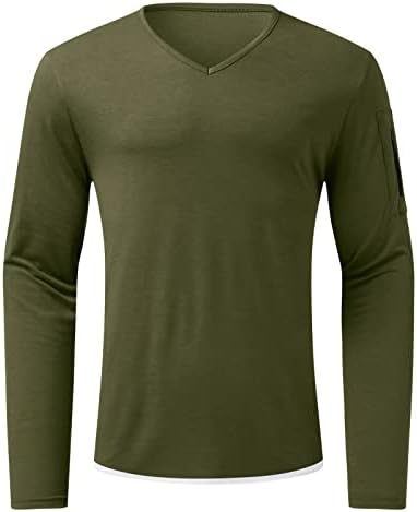 Xxbr Менс есенски маици со долг ракав против мускулите на вратот тенок фит мета врвови патенти рамо атлетска фитнес спортска маица