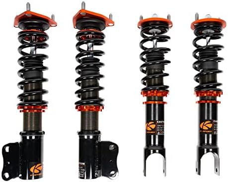 Комплет За Суспензија Ksport Coilovers COILOVERS CNS220-KP | Компатибилен со 95-98 nissan 240sx - Контролни Про Прилагодливи Намотки | Го Намалува