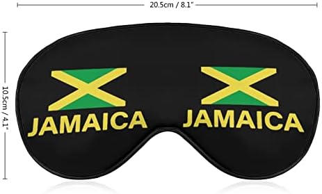Јамајка знаме печати маска за очи, блокирачки маска за спиење со прилагодлива лента за работа за смена за спиење