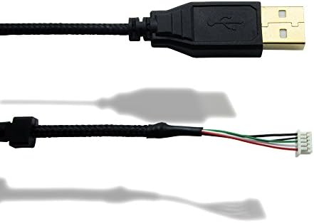 Huyun Нов USB Глувчето Кабел/Линија/Жица Замена Жица За MadCatz Saitek RAT3/4/5/6/7/8/ТЕ Гејмерски Глушец 2м