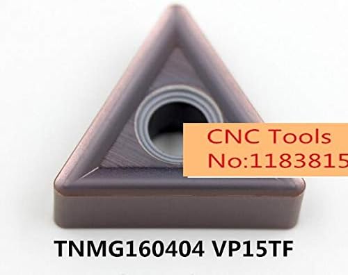 FINCOS 10PCS TNMG160404 - MS VP15TF/TNMG160408 - MS VP15TF, Оригинален Карбид Вметнете употреба За Вртење Носителот Алатка Здодевен бар -: TNMG160404