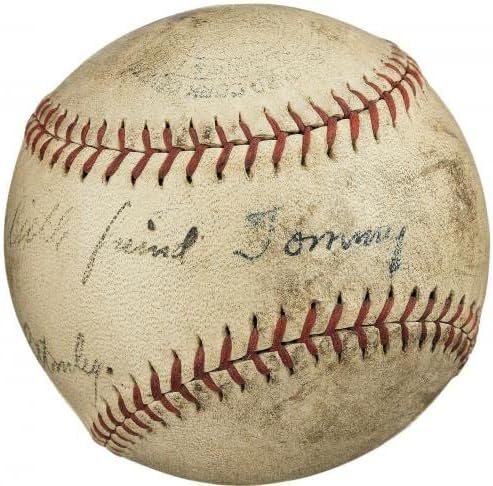 Сингл Jimим Котли го потпиша Бејзбол во 1930 -тите Бејзбол ПСА ДНК Коа - автограмирани бејзбол