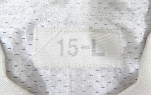 2015 Сан Франциско 49ерс Jordanордан Смалвуд 17 игра користеше бела практика Jerseyерси L7 - Непотпишана игра во НФЛ користени дресови