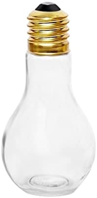 Сахро креативна сијалица со сијалица шише Едноставно модно млеко сок од сијалица со слаба стаклена шише вино забава чаша чаша чаша сијалица