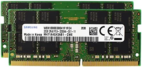 Samsung 64 GB DDR4 3200 MHz PC4-25600 SODIMM 2RX8 CL22 1.2V 260-PIN лаптоп лаптоп меморија модул RAM меморија M471A4G43AB1-CWE ADAMANTA