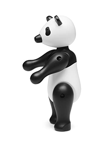 Kay Bojesen Panda изработена од дрво, мали дрвени фигури Декорација, сфера за украсување на животни, декорација на дрвени фигури, WWF, мала