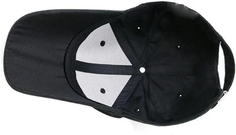 Zjhyxyh Машка памучна бејзбол капа куршум извезена двојка капа прилагодлива големина на женско спортско капаче за грб