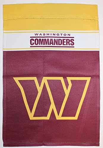 Команданти на Фоко Вашингтон 12 x 18 инчи 2 еднострано градинарско знаме