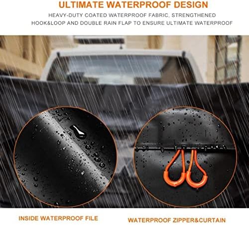 XWWDP Торба За Товарен Кревет со 4 Прилагодливи Еластични Јажиња Торба За Покрив Со Пикап Камион Лесна За Складирање На Вода Заштитна Товарна