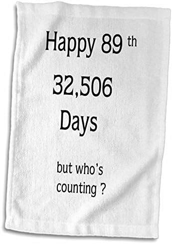3drose Florene - Специјални настани - Печатење на смешен среќен 89 роденден во денови - крпи