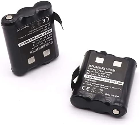 Замена на Shaworoce 2x 1650mah Battery PMNN4477AR замена за Motorola TalkAbout T200 T260 T265 T270 T280 T400 T402 T460 T465 T480 T500 T503 T503 T600 T600 T800 T800 T800 T800 T8001 NI-MH Rechargable Battery Pack