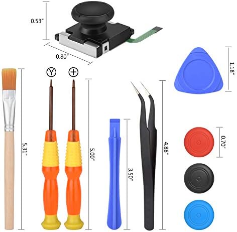Асенски Џојстик Замена За Нинтендо Прекинувач Џојкон, Џој кон Лебдат Поправка Комплет. НС Радост-Кон &засилувач; Префрли Лајт Контролер Аналогни