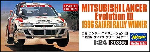 Хасегава ХА020365 1:24 Мицубиши Лансер Еволуција III 1996 Сафари Митинг Победник, Мулти