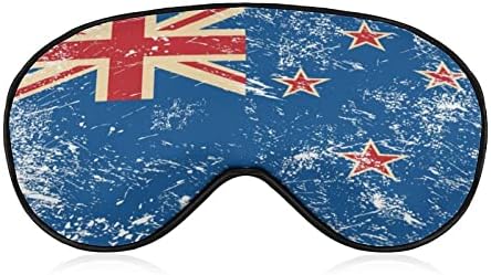 Нов Зеланд Ретро Знаме Маска За Спиење Мека Смешна Сенка За Очи Маска За Спиење Со Врзани Очи Маска За Спиење За Патување