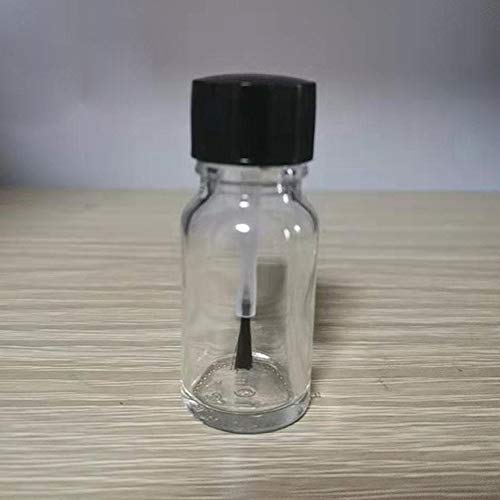 4 компјутери 20 ml празни шишиња за полнење на ноктите за полнење на лакови од шишиња со шишиња со шишиња со шишиња со четка за четка за уметност за нокти
