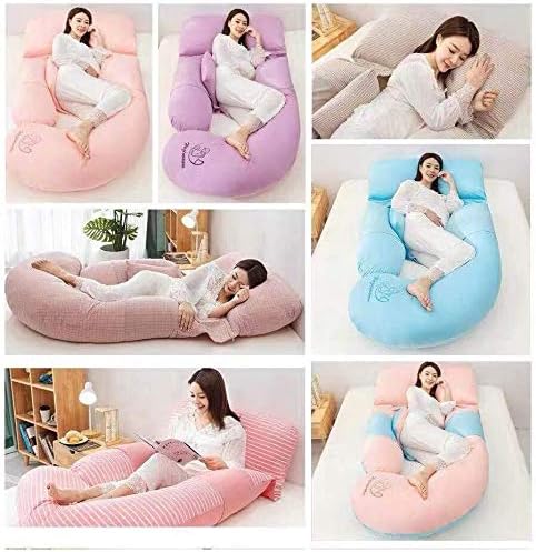 YHBM перница за породилно, перница за поддршка g форма, перница за бременост, мека гушкање перница, целосна должина на тело, медицинска сестра, прилагодлива перница за