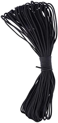 Toddmomy Survival Parachute кабел плетенка јаже плетенка за кампување опрема падобран падобран јаже црно за да ткае плетенка