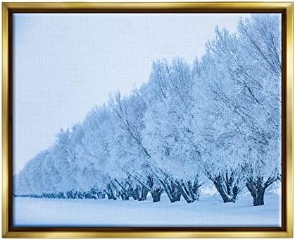 СТУПЕЛ ИНДУСТРИИ Зимска дрво Гроув Снег покриени со гранки Фотографија, Дизајн на Стив Смит