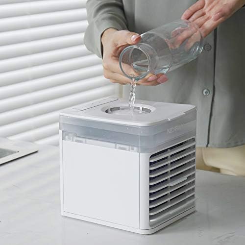 Лилианг- Мал климатик ладилник за ладење на воздухот за ладење на вентилаторот за овлажнувач на вентилаторот за овлажнување, личен мини USB климатик вентилатор за л?