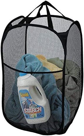 Скокачки алишта За перење Попречуваат - Преклоплива Скокачка Мрежа Ја Попречува Валканата Корпа За Облека Со Рачки За Носење Поедноставена