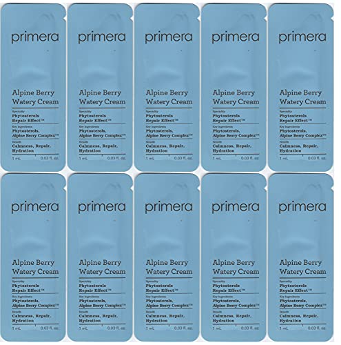 [Primera] 30 парчиња X Primera Алпски Бери Воден Крем, Супер Заштеда од Целосна Големина, Погоден За Патување