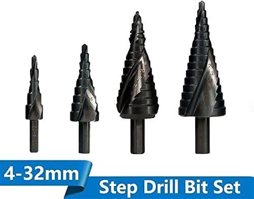 Алатки за челични дупки за вежбање Кобалт чекори за вежбање бит нитрид обложено дрво/метална дупка за дупчење спирален жлеб чекор