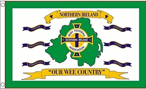 ЗНАМЕ НА АЗ Северна Ирска Знаме На Нашата Земја 3 'х 5' - Фудбалски Знамиња на Северна Ирска 90 х 150 см-Банер 3х5 стапки