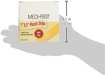 Пластичен лента со пластични ленти од 3-инчи, 100 по кутија од 1-инчен од 3-инчи, 100 по кутија