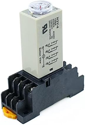 Свапо H3Y-2 0-1S напојување на тајмер за реле за одложување DPDT 8PINS Напон: 220V 110V 24V 12V