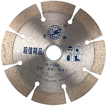 Wenfo 4 ”× 4/5” дијамантски сечење кружно сечило за пила за мелење на тркалото Дијамантски кружен диск за сечење мермер