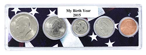 2015 Година 5 Година На Раѓање На Монети Поставена Во Државата Нане На Носителот На Американското Знаме