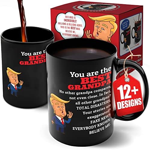 Смешна чаша за кафе во боја на Трамп 12oz - Мага кригла - Најдобри подароци за мајки и забавни мајки Ден подароци за мајка или син - Топ роденденски